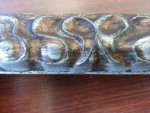 gold sliver wood frame milky way closer