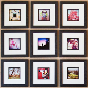 How to Make an Instagram Picture Frame Gallery Wall