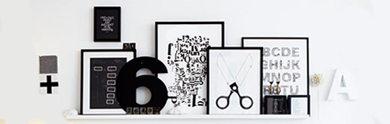 ledge gallery wall picture frames